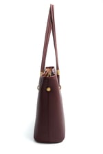 SP1239 Kadın Omuz Çantası Mini Rolax Bordo-Bordo