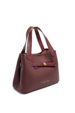 SP1240 Kadın Omuz Çantası Mini Rolax Bordo-Bordo