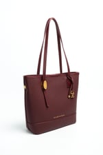 SP1243 Kadın Omuz Çantası Mini Rolax Bordo-Bordo