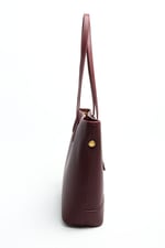 SP1243 Kadın Omuz Çantası Mini Rolax Bordo-Bordo