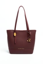 SP1243 Kadın Omuz Çantası Mini Rolax Bordo-Bordo