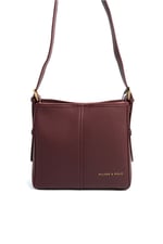 SP1249 Kadın Omuz Çantası Mini Rolax Bordo-Bordo