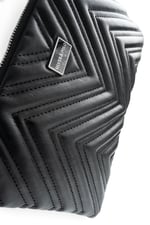 SP1250 Kadın Portföy & Clutch Kapitone V Siyah - Siyah SP1250-M152