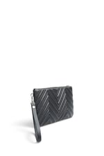 SP1250 Kadın Portföy & Clutch Kapitone V Siyah - Siyah SP1250-M152