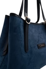 SP1252 Kadın El Çantası Süet Lacivert - Lacivert SP1252-M12