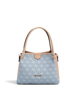 SP1254 Kadın El Çantası Monogram Mavi-Ten