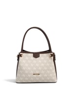 SP1254 Kadın El Çantası Monogram Taş-Kahve