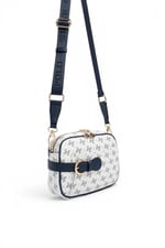 SP1256 Kadın Çapraz Çanta Monogram Beyaz - Lacivert SP1256-M178