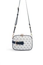 SP1256 Kadın Çapraz Çanta Monogram Beyaz - Lacivert SP1256-M178