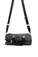 SP1258 Kadın El Çantası Monogram Füme - Siyah SP1258-M178