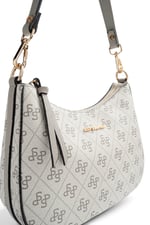 SP1259 Kadın Omuz Çantası Monogram A.Gri - Gri SP1259-M178