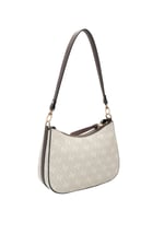 SP1259 Kadın Omuz Çantası Monogram Taş - Kahve SP1259-M178
