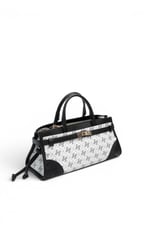 SP1260 Kadın El Çantası Monogram Beyaz - Siyah SP1260-M178
