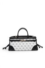 SP1260 Kadın El Çantası Monogram Beyaz - Siyah SP1260-M178