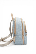 SP1265 Kadın Sırt Çantası Monogram Mavi-Ten