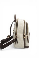 SP1265 Kadın Sırt Çantası Monogram Taş-Kahve