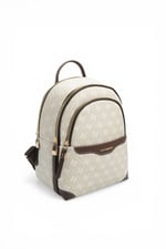 SP1265 Kadın Sırt Çantası Monogram Taş-Kahve