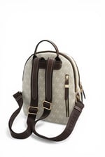 SP1265 Kadın Sırt Çantası Monogram Taş-Kahve