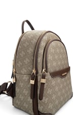 SP1265 Kadın Sırt Çantası Monogram Y.Yeşil - Kahve SP1265-M178