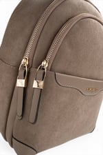 SP1265 Kadın Sırt Çantası Süet C.Vizon - C.Vizon SP1265-M12