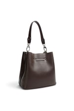 SP1266 Kadın Çapraz Çanta Düz Kahve - Kahve SP1266-M105