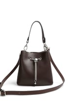 SP1266 Kadın Çapraz Çanta Düz Kahve - Kahve SP1266-M105