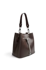 SP1266 Kadın Çapraz Çanta Düz Kahve - Kahve SP1266-M105