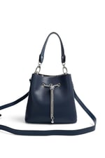 SP1266 Kadın Çapraz Çanta Düz Lacivert - Lacivert SP1266-M105