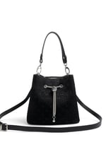 SP1266 Kadın Çapraz Çanta Fashion Siyah - Siyah SP1266-M158