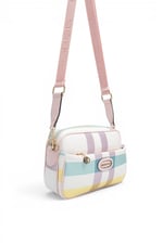 SP1267 Kadın Çapraz Çanta Ekose Lila - Pembe SP1267-M71