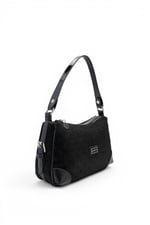 SP1269 Kadın Omuz Çantası Fashion Siyah - Rugan Siyah SP1269-M158