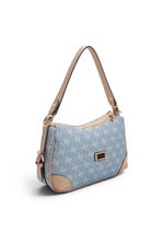 SP1269 Kadın Omuz Çantası Monogram Mavi-Ten