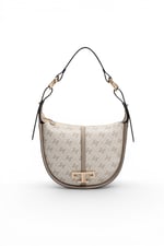 SP1270 Kadın Omuz Çantası Monogram Bej-Kum SP1270-M178
