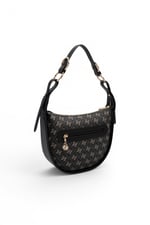 SP1270 Kadın Omuz Çantası Monogram Füme-Siyah SP1270-M178