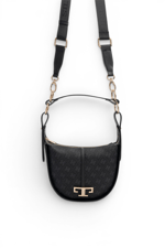 SP1270 Kadın Omuz Çantası Monogram Siyah-Siyah SP1270-M178