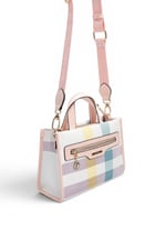 SP1271 Kadın El Çantası Ekose Lila - Pembe SP1271-M71