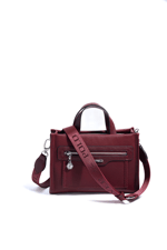 SP1271 Kadın El Çantası Petek Bordo-Bordo