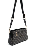 SP1273 Kadın Çapraz Çanta Monogram Füme-Siyah
