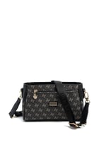 SP1273 Kadın Çapraz Çanta Monogram Füme-Siyah