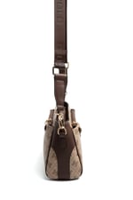 SP1273 Kadın Çapraz Çanta Monogram Koyu Bej-Kahve
