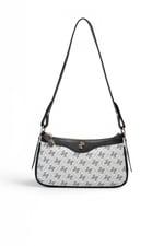 SP1274 Kadın Çapraz Çanta Monogram Beyaz - Siyah SP1274-M178