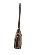 SP1274 Kadın Çapraz Çanta Monogram Koyu Bej - Kahve SP1274-M178