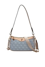 SP1274 Kadın Çapraz Çanta Monogram Mavi - Ten SP1274-M178