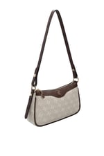 SP1274 Kadın Çapraz Çanta Monogram Taş - Kahve SP1274-M178
