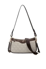 SP1274 Kadın Çapraz Çanta Monogram Taş - Kahve SP1274-M178