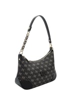 SP1277 Kadın Omuz Çantası Monogram Füme - Siyah SP1277-M178