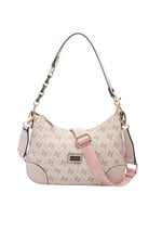 SP1277 Kadın Omuz Çantası Monogram Pembe - Pudra SP1277-M178