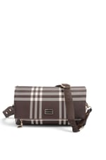 SP1278 Kadın Çapraz Çanta Ekose Kahve - Kahve SP1278-M212