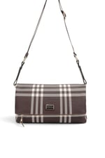SP1278 Kadın Çapraz Çanta Ekose Kahve - Kahve SP1278-M212