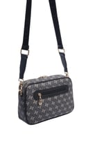 SP1280 Kadın Çapraz Çanta Monogram Füme-Siyah